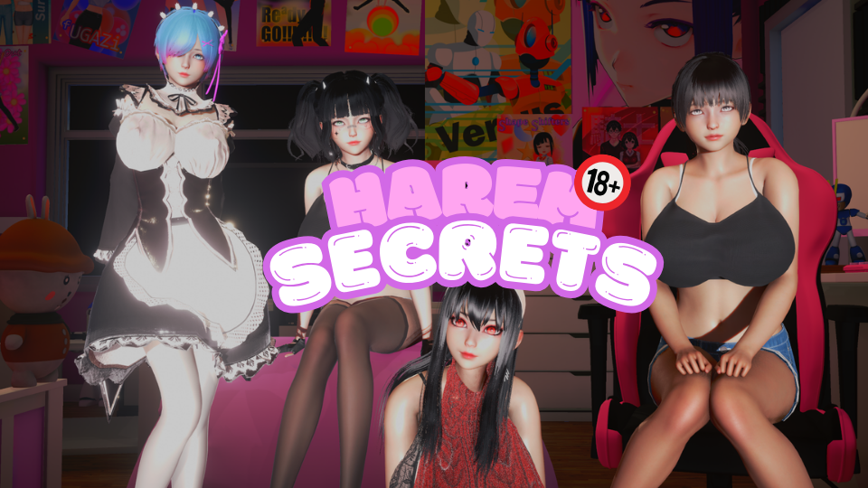 [18+ EN] Harem Secrets – Quyến Rũ Mấy Cô Em Xinh Đẹp Vào Dàn Harem | Android, PC