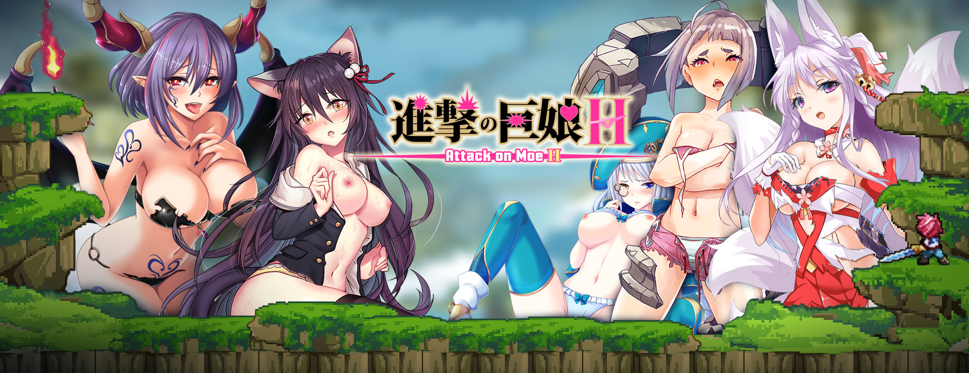 [18+ EN] Attack On Moe H (v4.4.0) (MOD) – Tấn Công Những Cô Nàng Khổng Lồ Ngực Bự | Android, PC