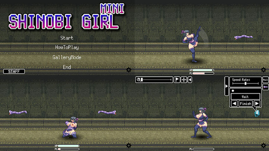[18+ EN] SHINOBI GIRL MINI – Nữ Shinobi Chiến Đấu với Lũ Quái Vật Xúc Tu | Android, PC