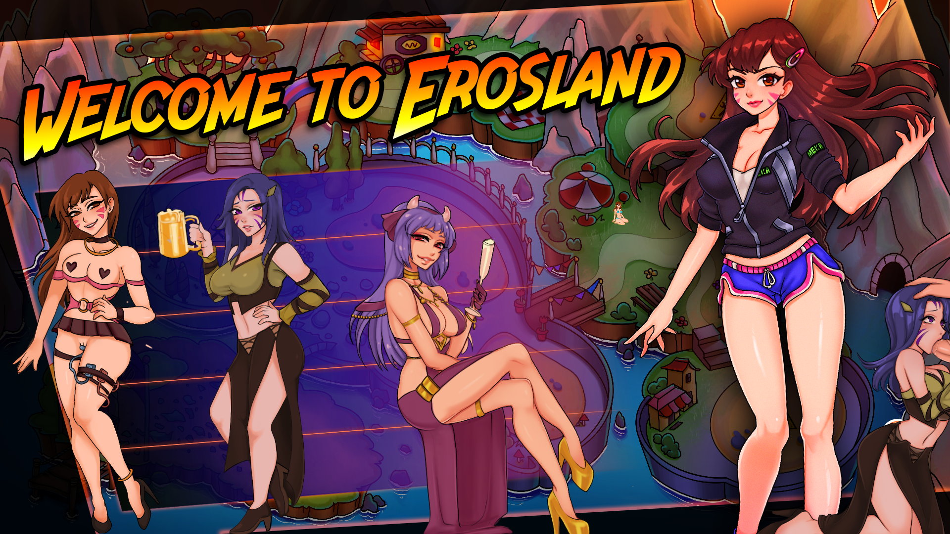 [18+ Việt Hóa] Welcome to Erosland – Trở Thành Chủ Nhân Của Quần Đảo Toàn Mấy Em Gái Xinh Tươi | Android, PC