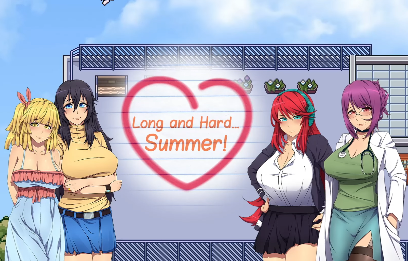 [18+ EN] Long and Hard…Summer! (v1.00) – Mùa Hè Khó Khăn Và Sung Sướng Của Chàng Sinh Viên Năm Nhất Số Hưởng | PC