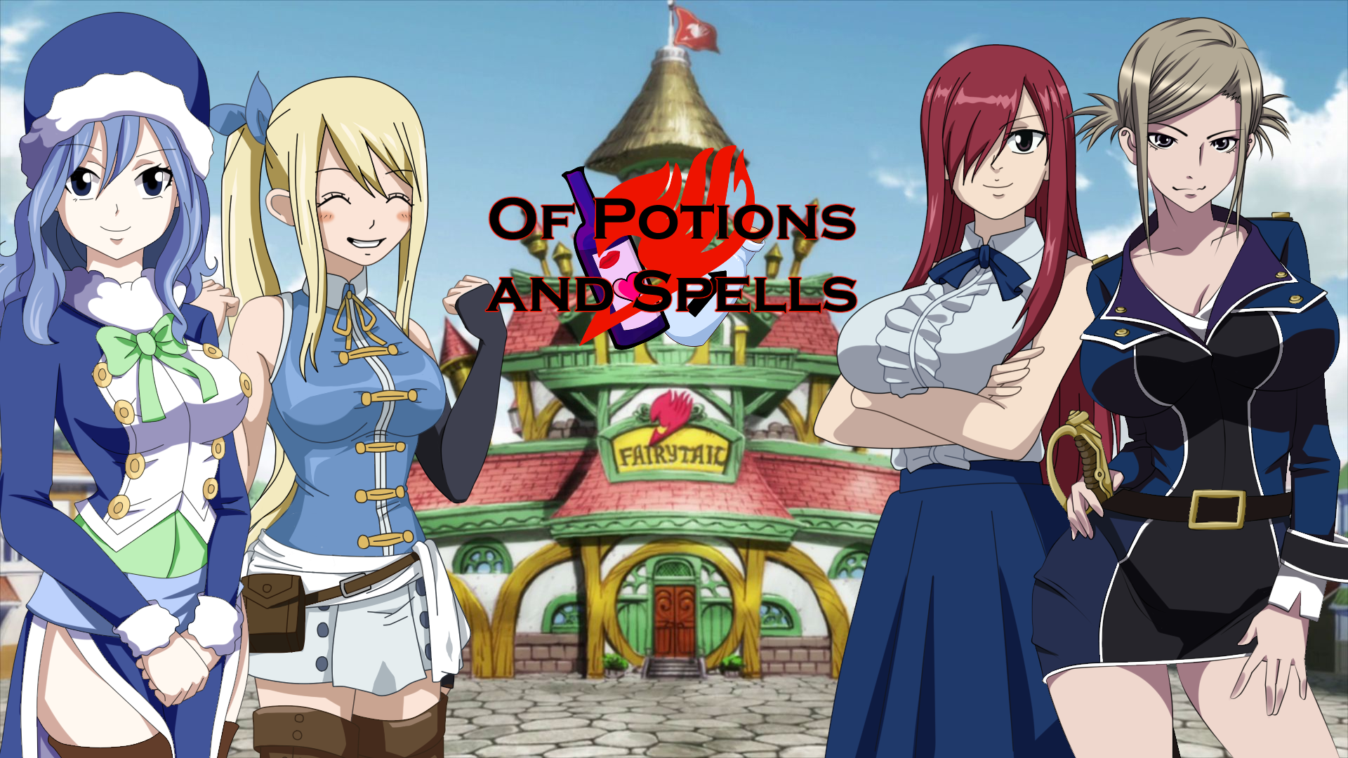 [18+ EN] Of Potions and Spells – Gia Nhập Hội Fairy Tail Và Lập Dàn Harem | Android, PC