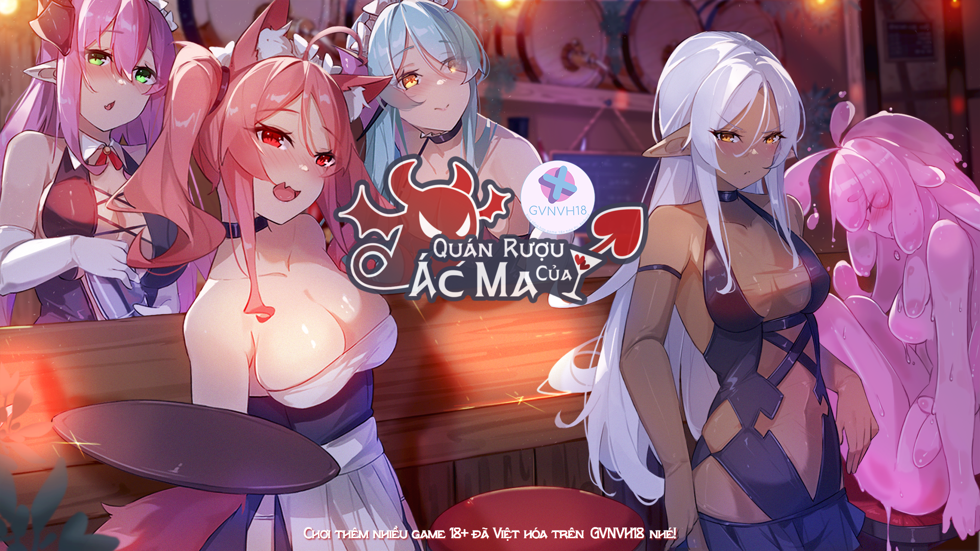 [18+ Việt Hóa] Demon Speakeasy – Mở Quán Bar Và Phục Vụ Mấy Em Gái Dễ Thương Trong Thế Giới Fantasy | Android, PC