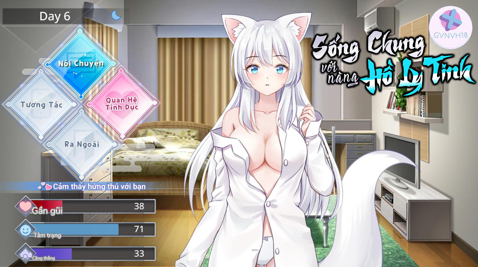 [18+ Việt Hóa] Living together with Fox Demon – Sống Chung Với Em Hồ Ly Tinh Dễ Thương | Android, PC