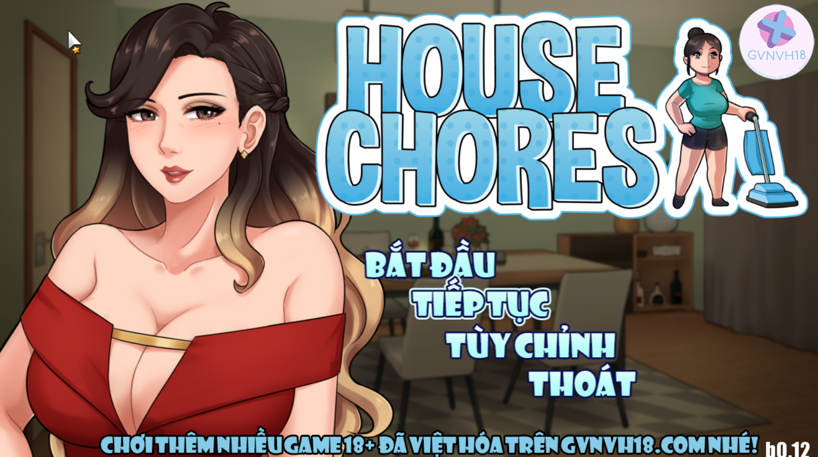 [18+ Việt Hóa] House Chores (v0.13 Beta) (Free) – Kỳ Nghỉ Hè Của Chàng Trai Mới Lớn Cùng Những Người Phụ Nữ Quyến Rũ Trong Gia Đình | Android, PC