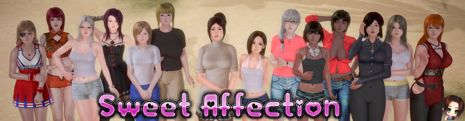 [18+ EN] Sweet Affection – Tìm Kiếm Tình Yêu Với Những Phụ Nữ Xinh Đẹp Trong Thị Trấn | Android, PC