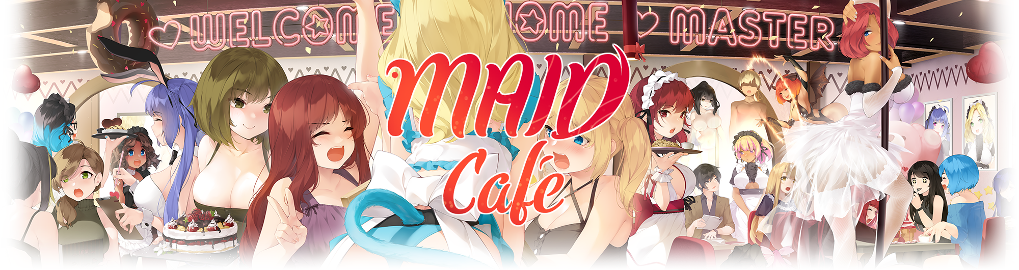 [18+ EN] Maid Cafe – Trở Thành Quản Lý Của Quán Cafe Hầu Gái Toàn Những Mấy Em Nhân Viên Xinh Đẹp | Android, PC