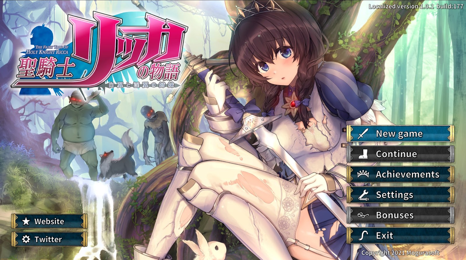 [18+ EN] The Fairy Tale of Holy Knight Ricca: Two Winged Sisters (v1.3.2) – Cùng Em Gái Xinh Đẹp Trên Hành Trình Tiêu Diệt Quái Vật Với Đồ Họa Tuyệt Đẹp | PC