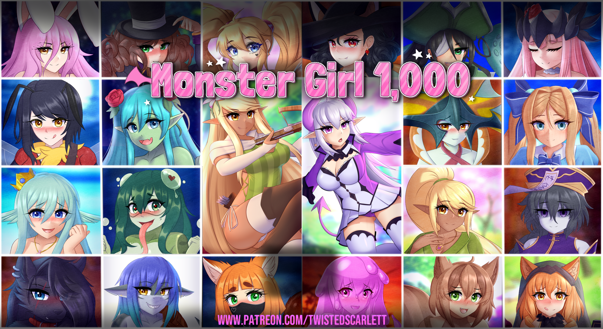 [18+ EN] Monster Girl 1,000 (v19.3.1) – Hành Trình Lập Harem Với Những Cô Nàng Quái Vật | Android, PC