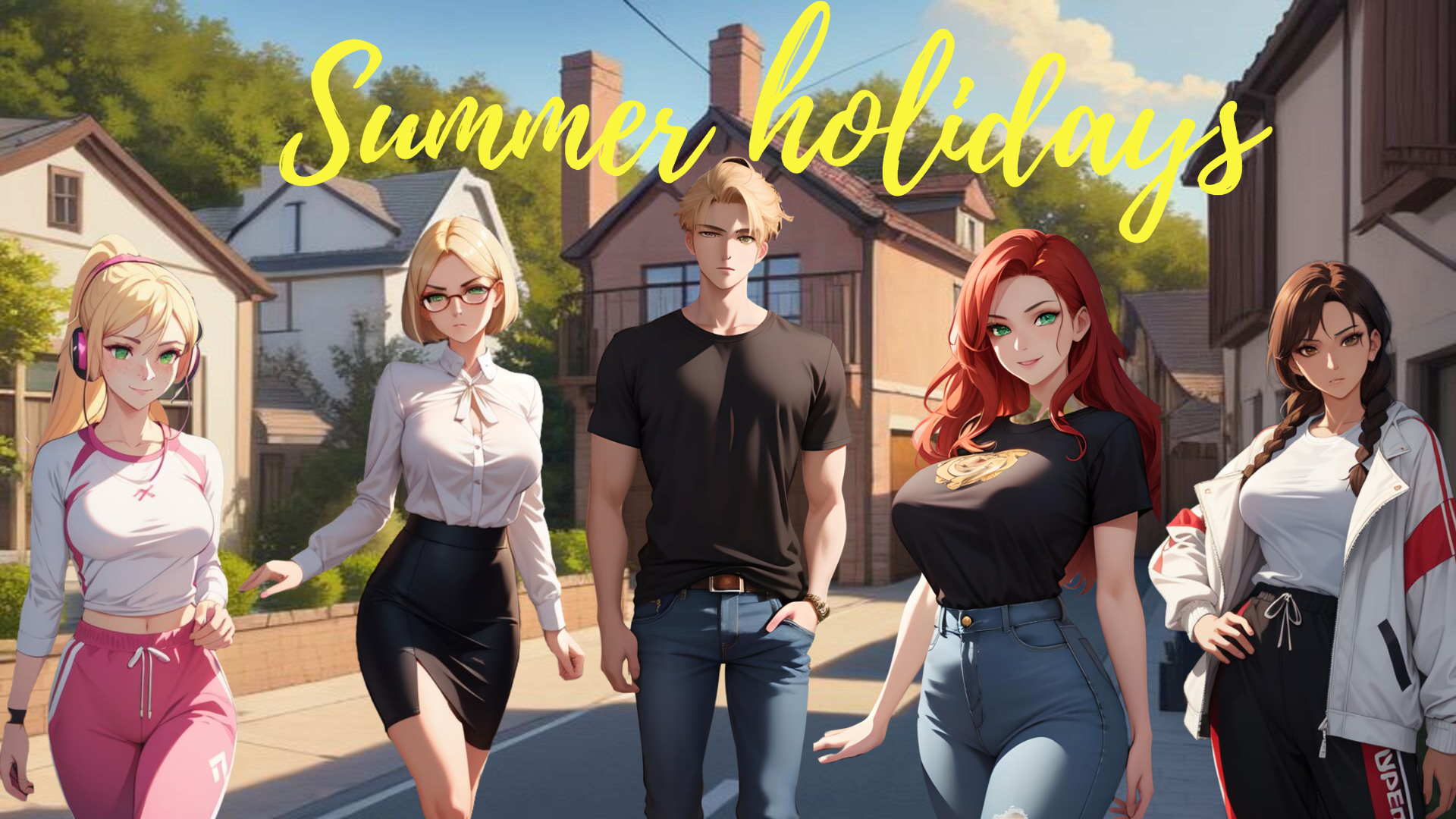 [18+ EN] Summer holidays – Kỳ Nghỉ Hè Cùng Những Cô Nàng Quyến Rũ | Android, PC