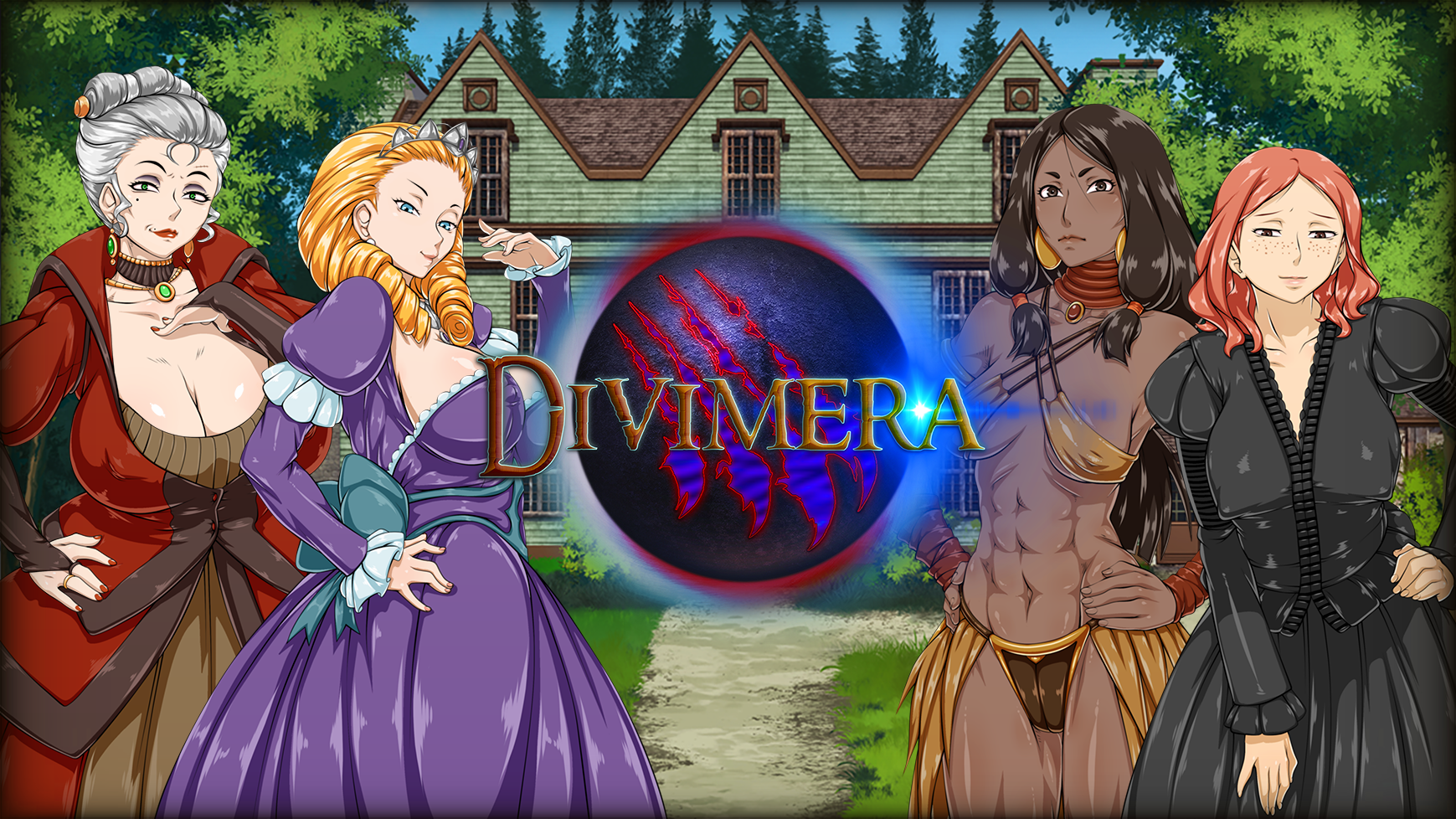 [18+ EN] Divimera (R10.1) – Lạc Vào Hòn Đảo Xa Lạ Và Nguy Hiểm Toàn Các Nữ Quý Tộc | Android, PC